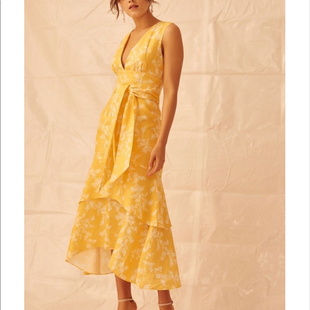 Fallen Linen KEEPSAKE the Label dress